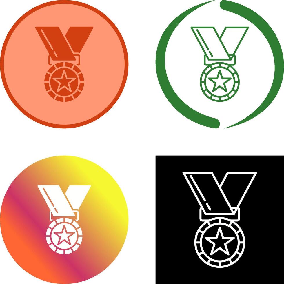 Medal Icon Design vector