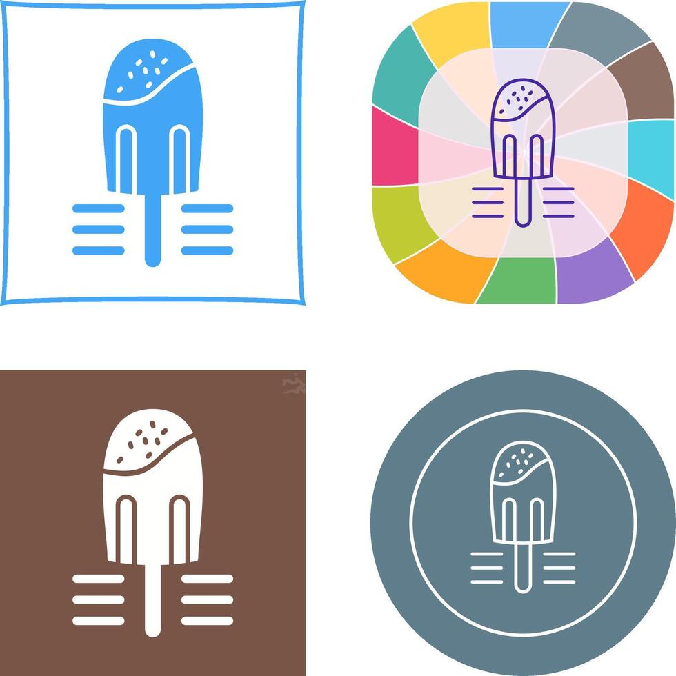 Popsicle Icon Design vector