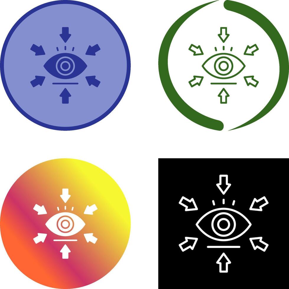 Visualization Icon Design vector