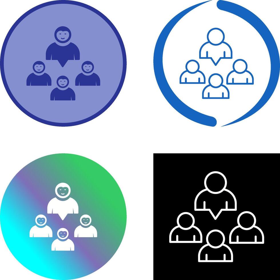 Group Icon Design vector