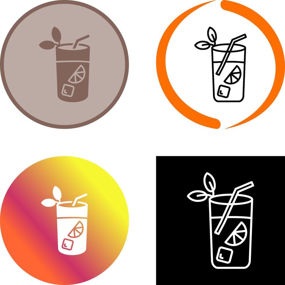 Mojito Icon Design vector