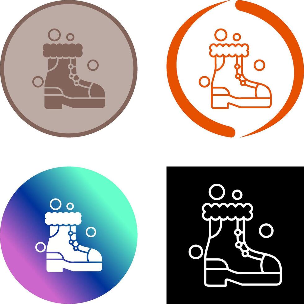 Snowshoes Icon Design vector