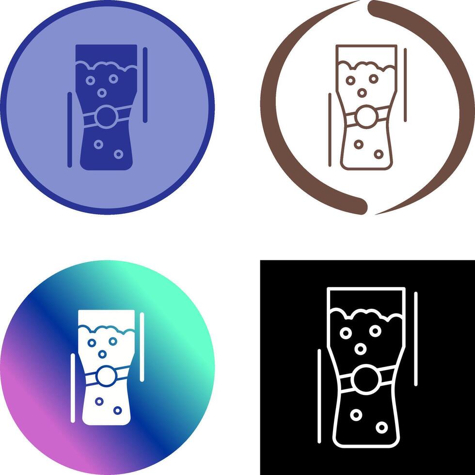 Pint Of Beer Icon Design vector