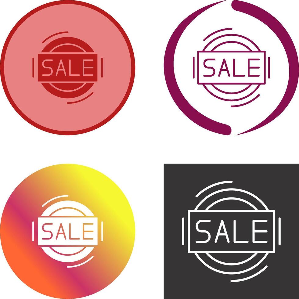 Sale Icon Design vector