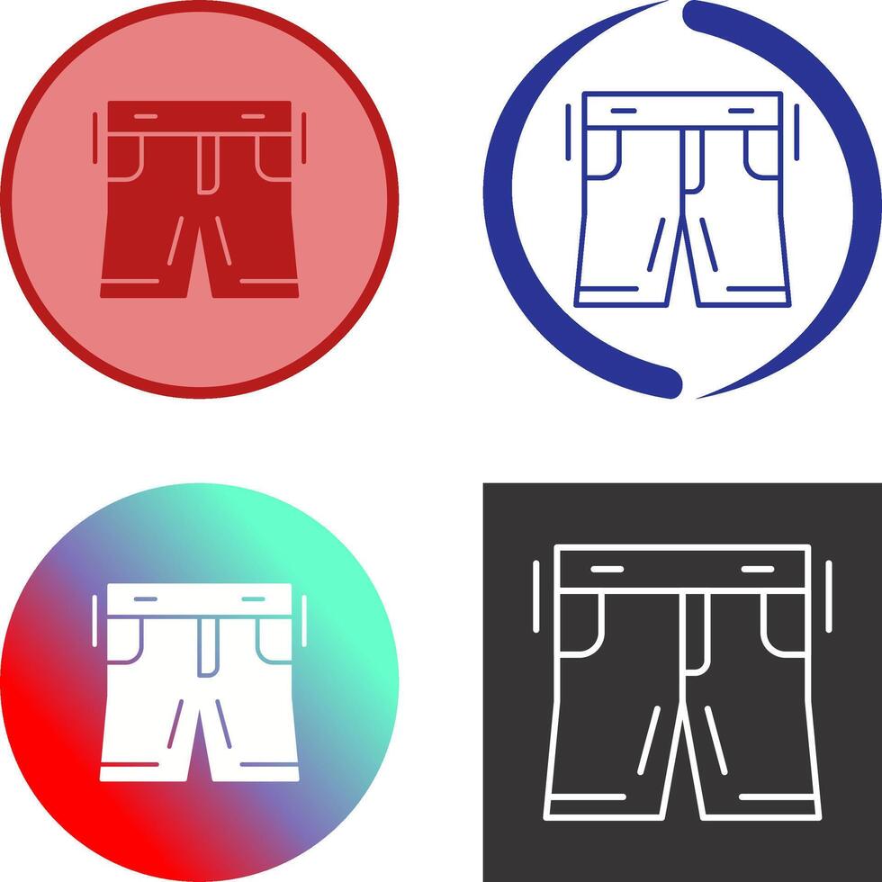 Shorts Icon Design vector