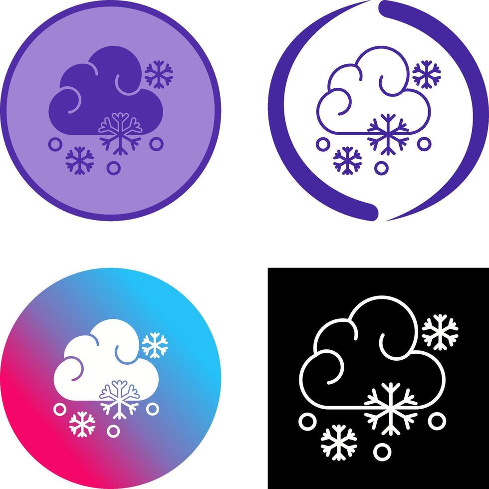 Snowy Icon Design vector