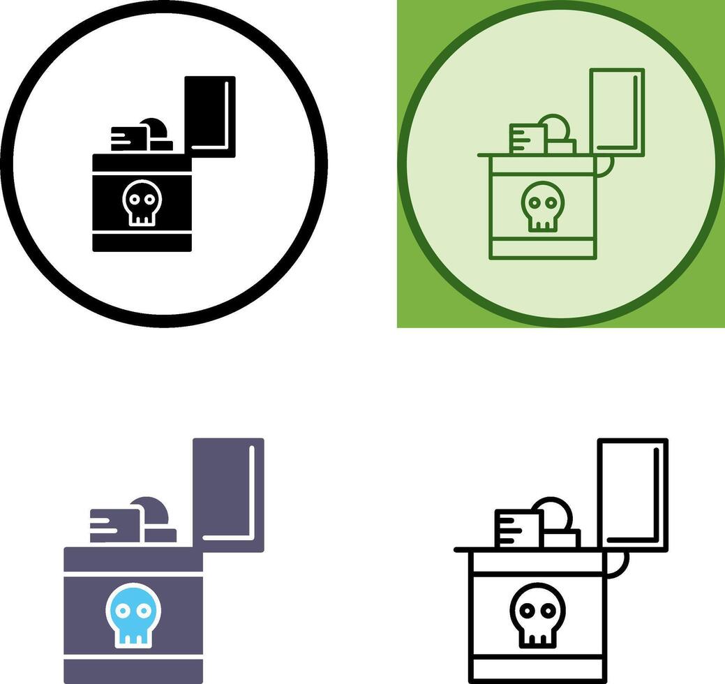 Zippo Icon Design vector