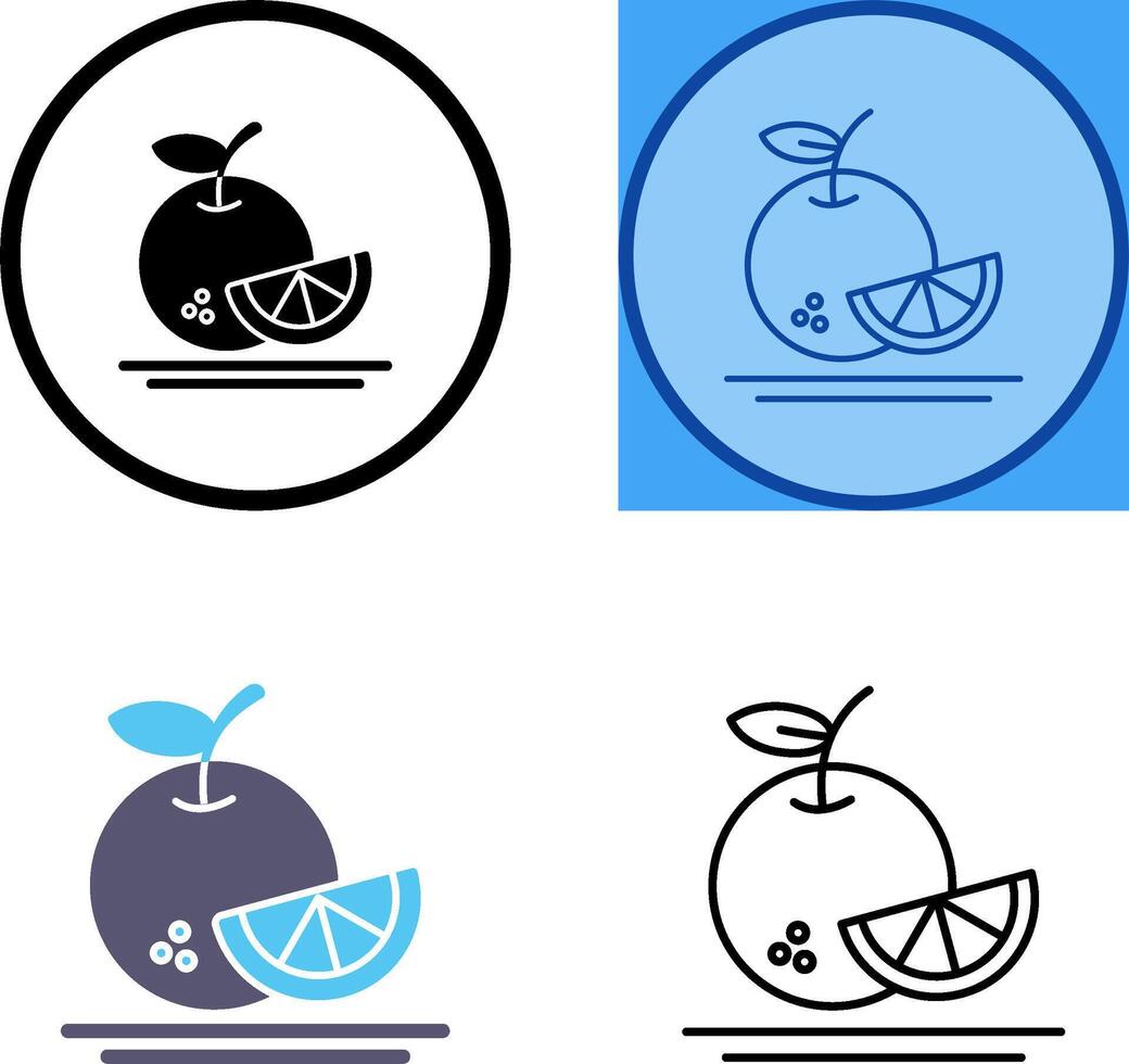 Orange Icon Design vector