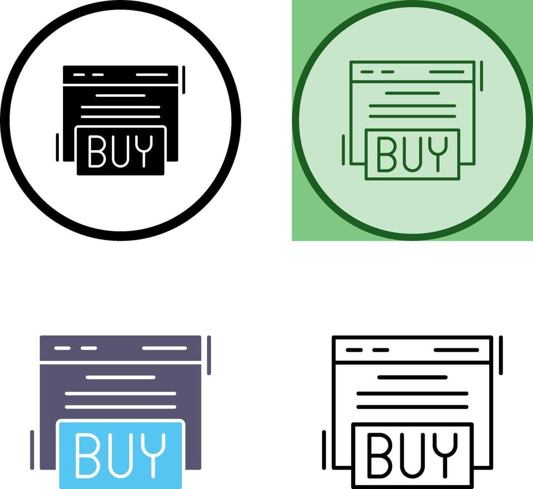 Buy Icon Design vector