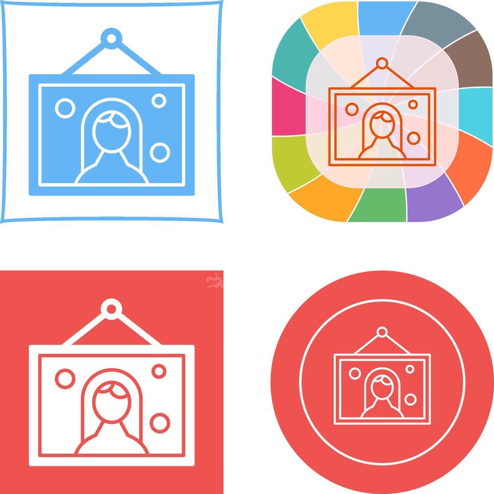 Wedding Photo Icon Design vector