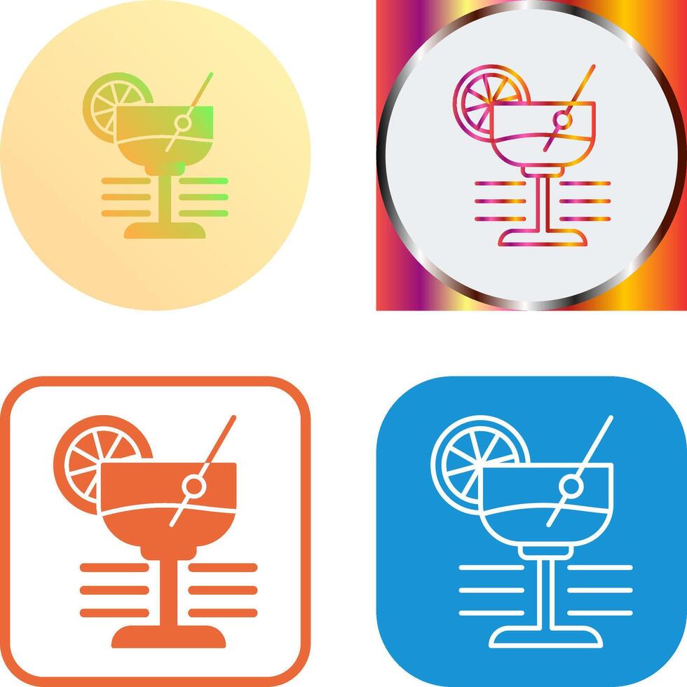 Martini Icon Design vector