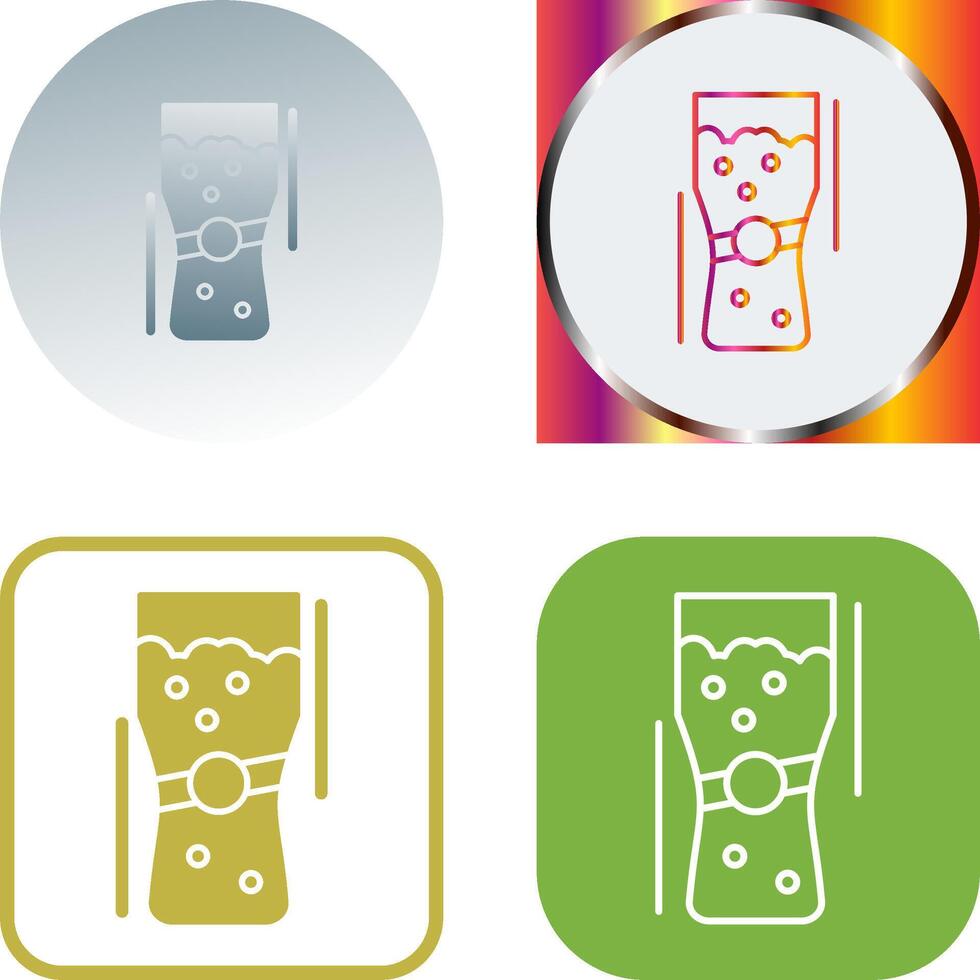 Pint Of Beer Icon Design vector