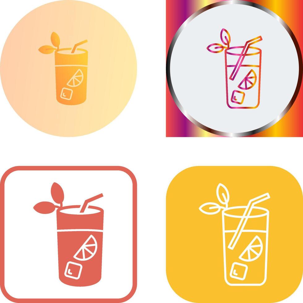 Mojito Icon Design vector