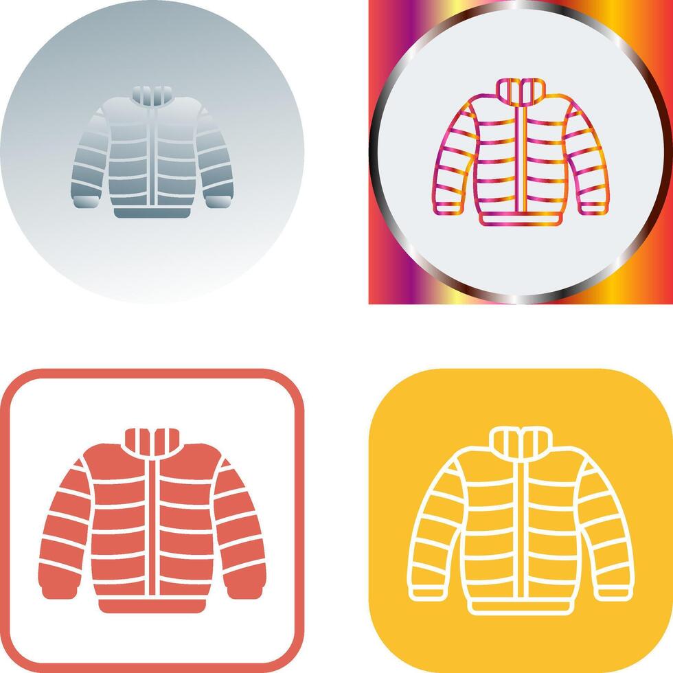 Winter Clothes Icon Design vector