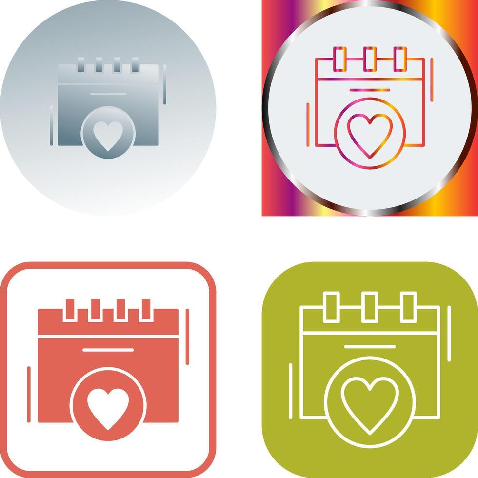 Wedding Day Icon Design vector