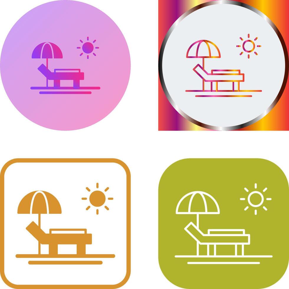 Hammock Icon Design vector