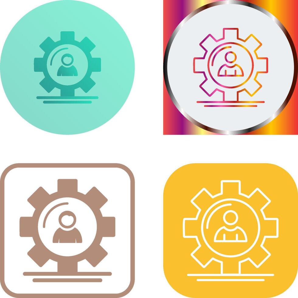 Management Icon Design vector