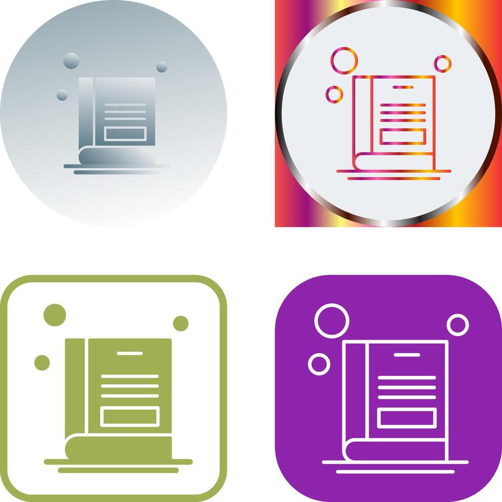 Book Icon Design vector