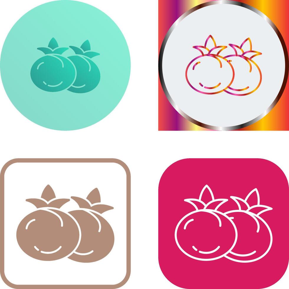 Tomato Icon Design vector