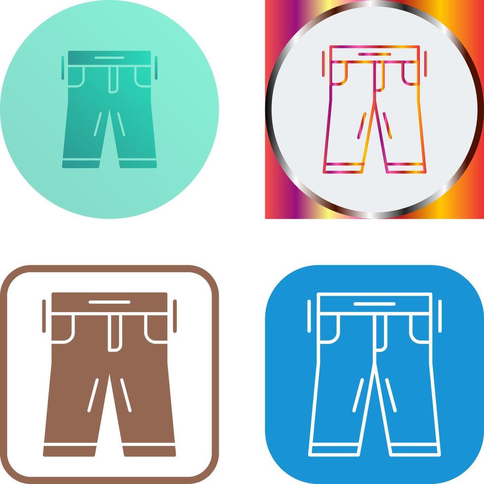 Pants Icon Design vector