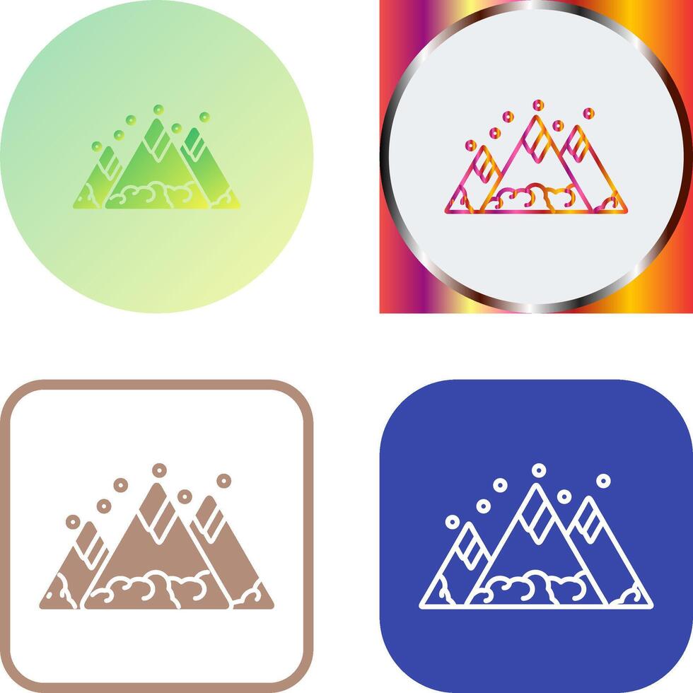 Mountain Icon Design vector
