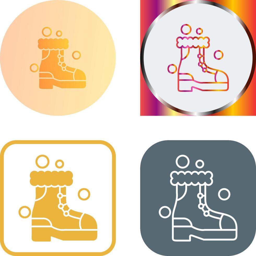 Snowshoes Icon Design vector