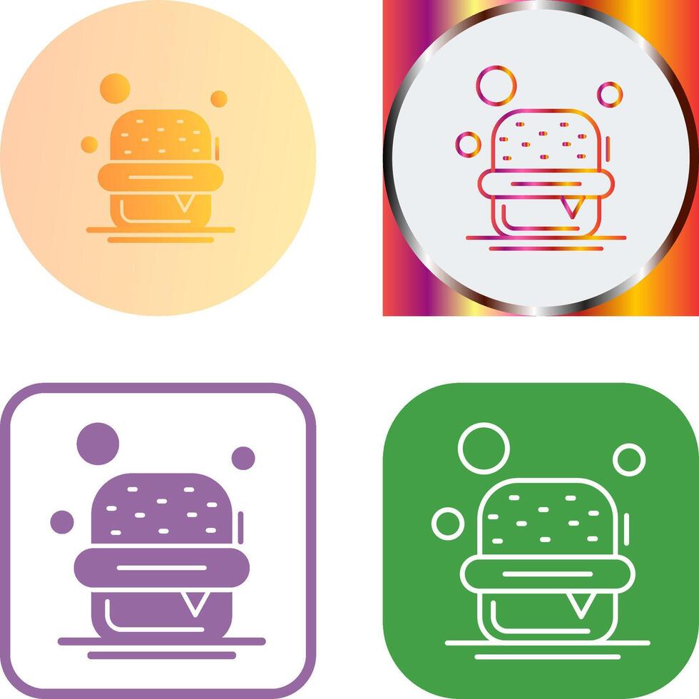 Burger Icon Design vector