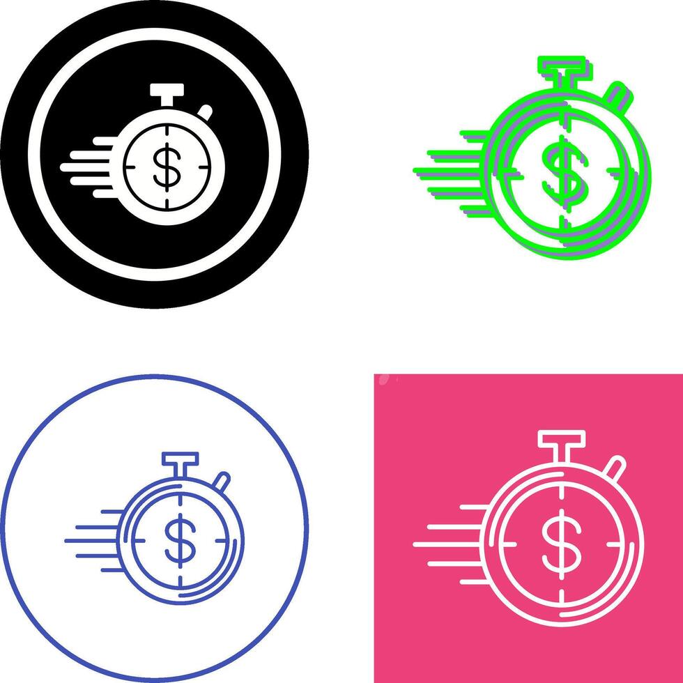 Timer Icon Design vector