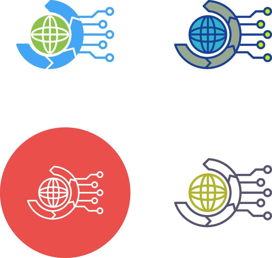 Internet Icon Design vector