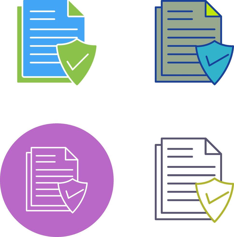 Valid Document Icon Design vector