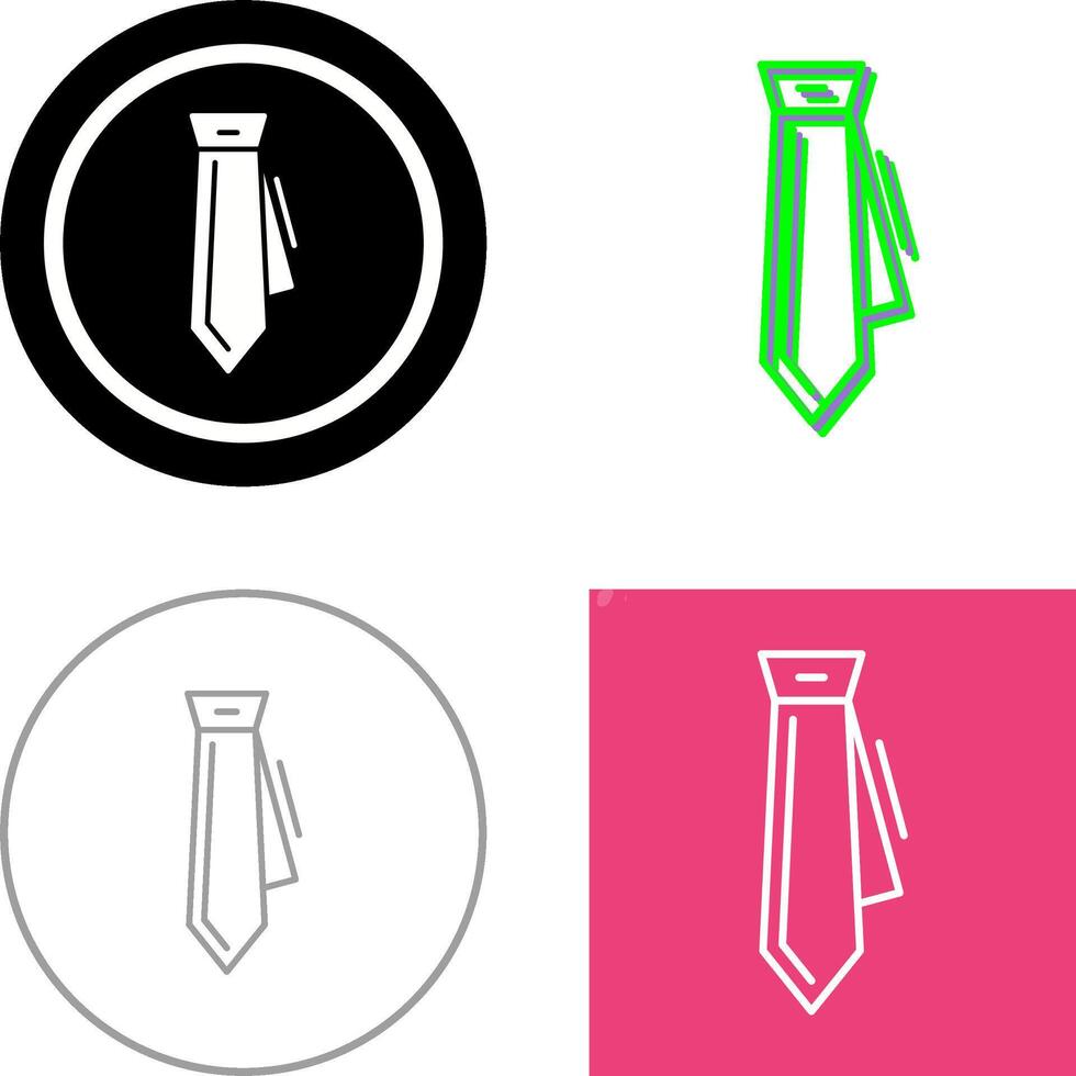 Tie Icon Design vector