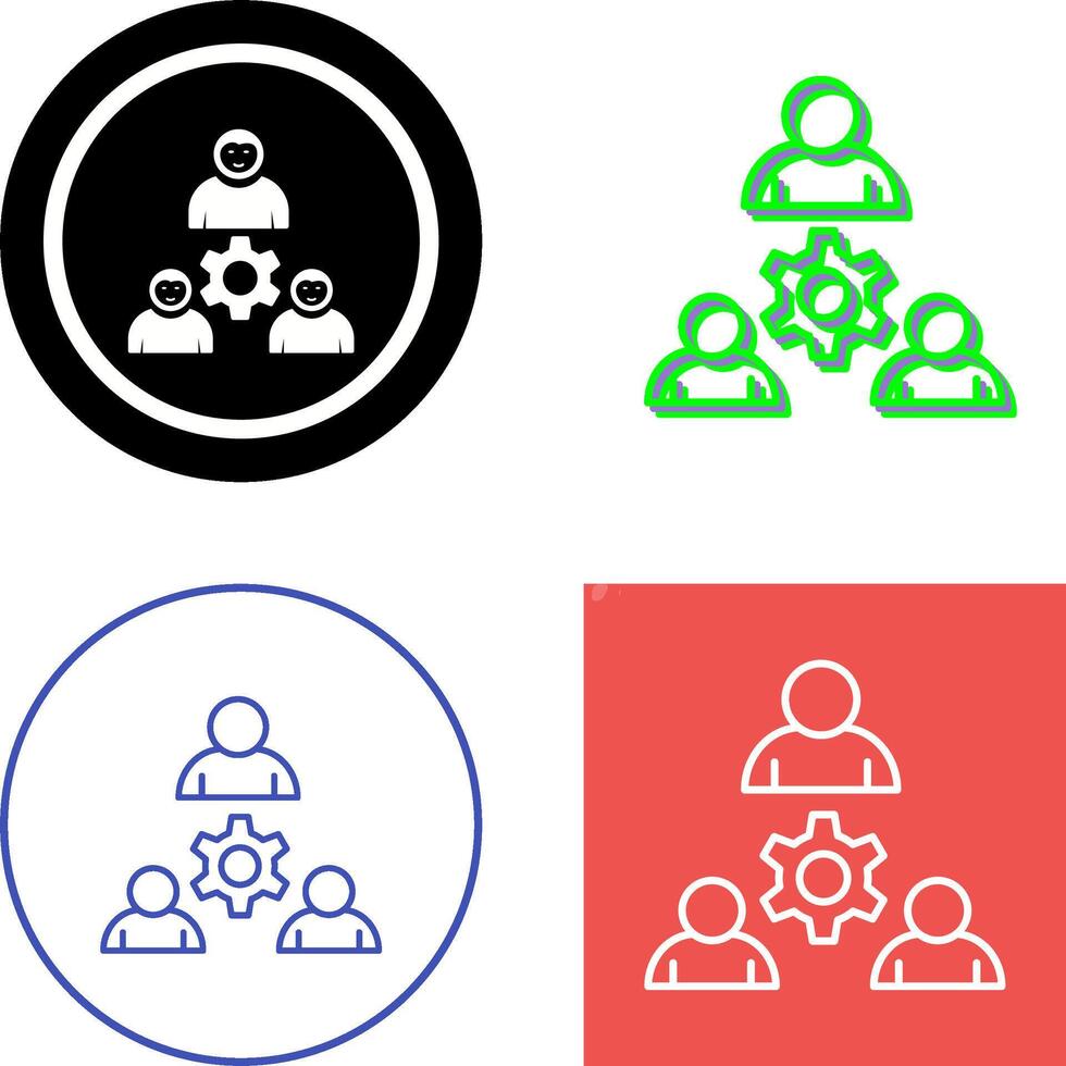 Teamwork Icon Design vector