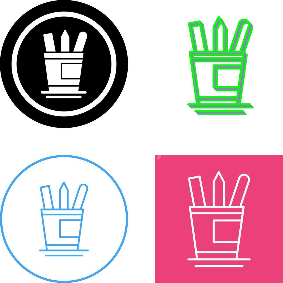 Stationery Icon Design vector