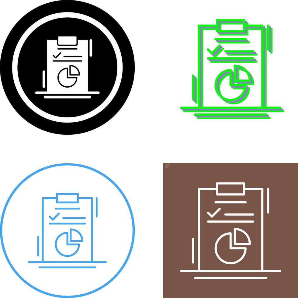 Diagram Icon Design vector