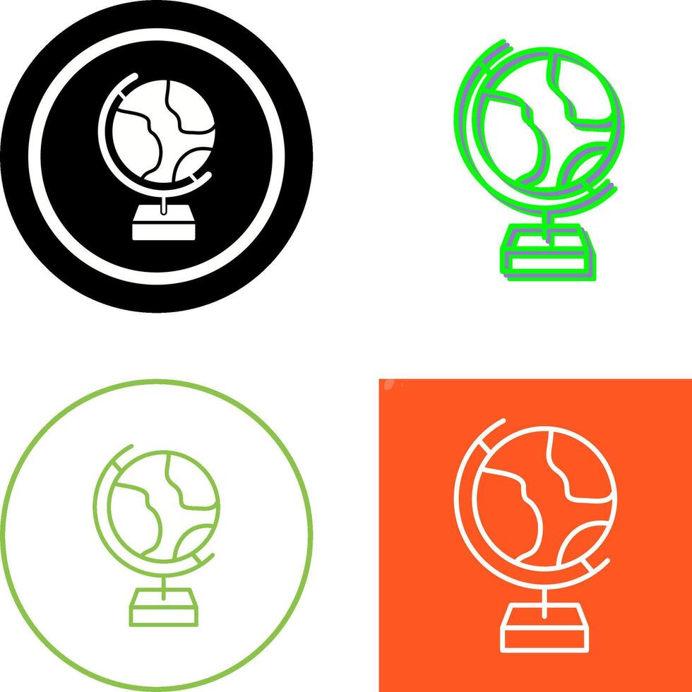 Globe Icon Design vector