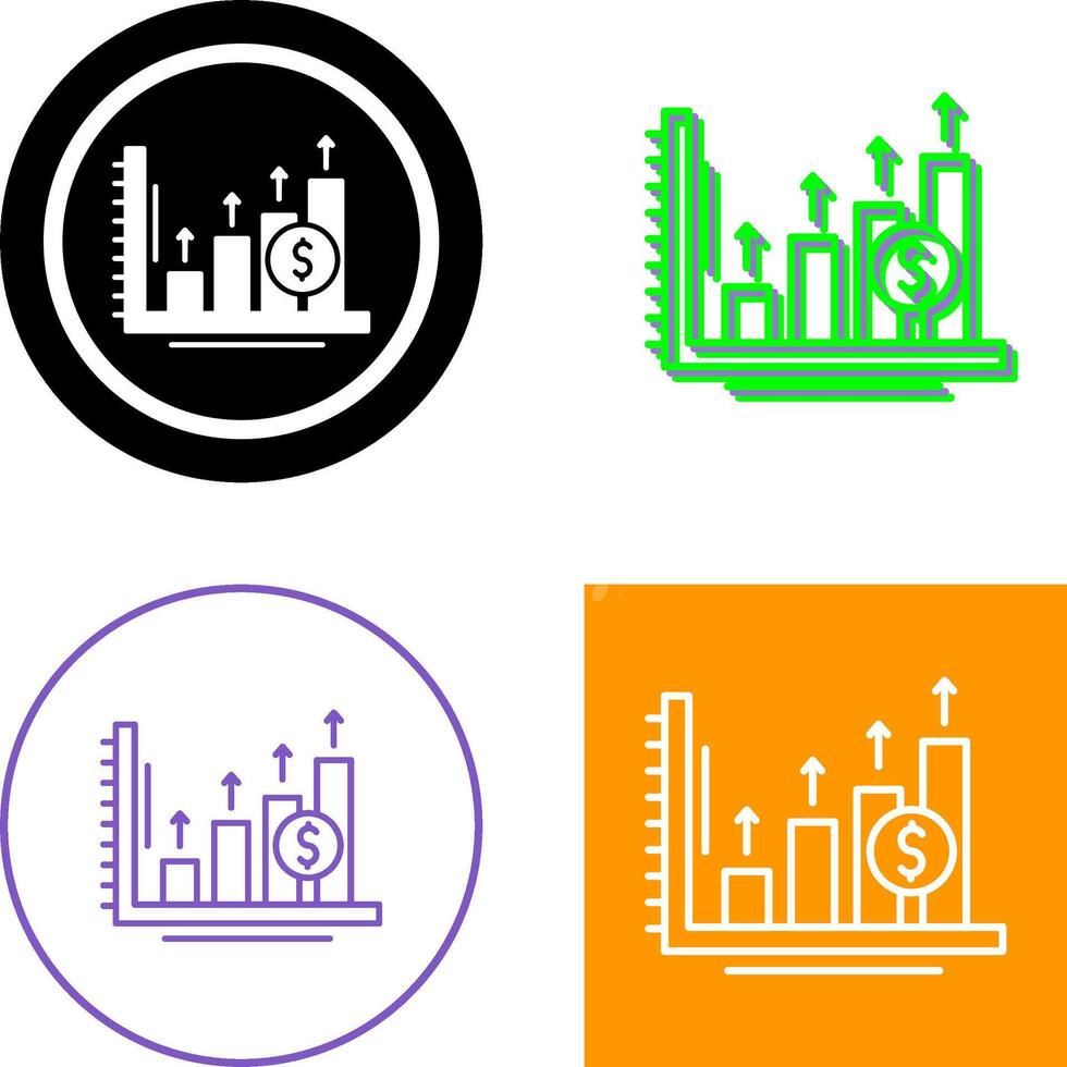 Profit Icon Design vector