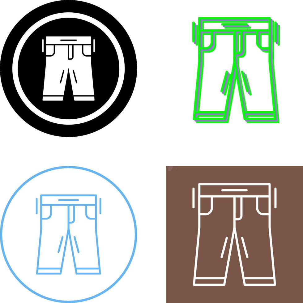 Pants Icon Design vector