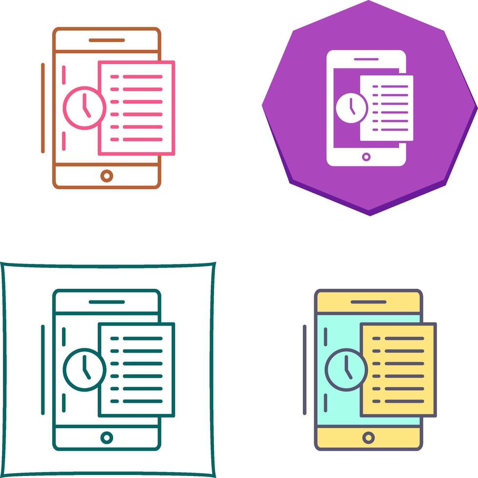 Online Quiz Icon Design vector