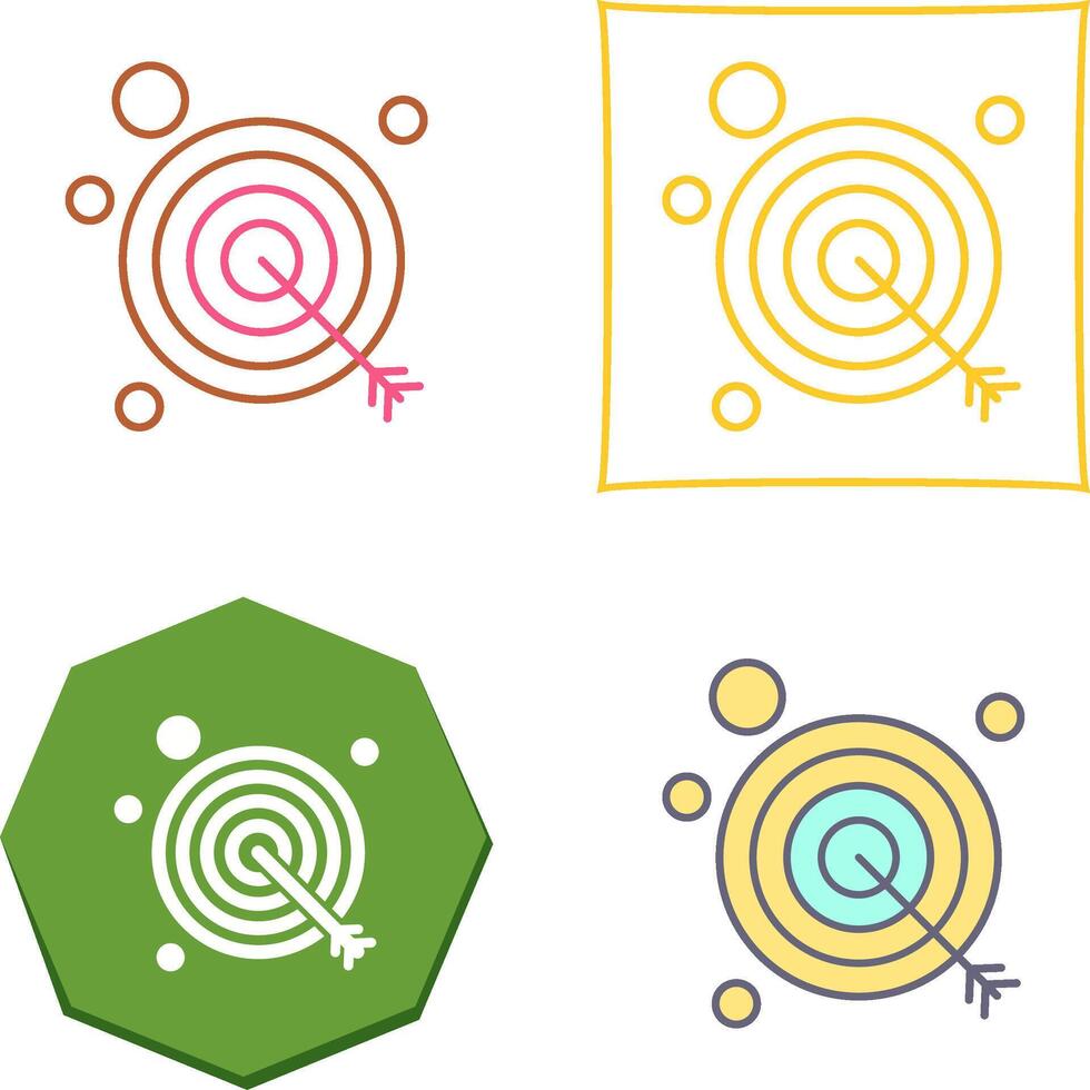 Target Icon Design vector