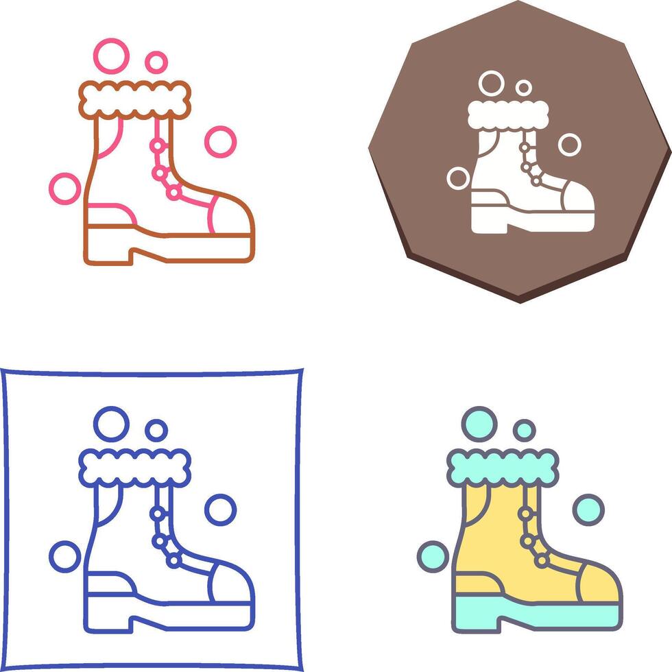 Snowshoes Icon Design vector