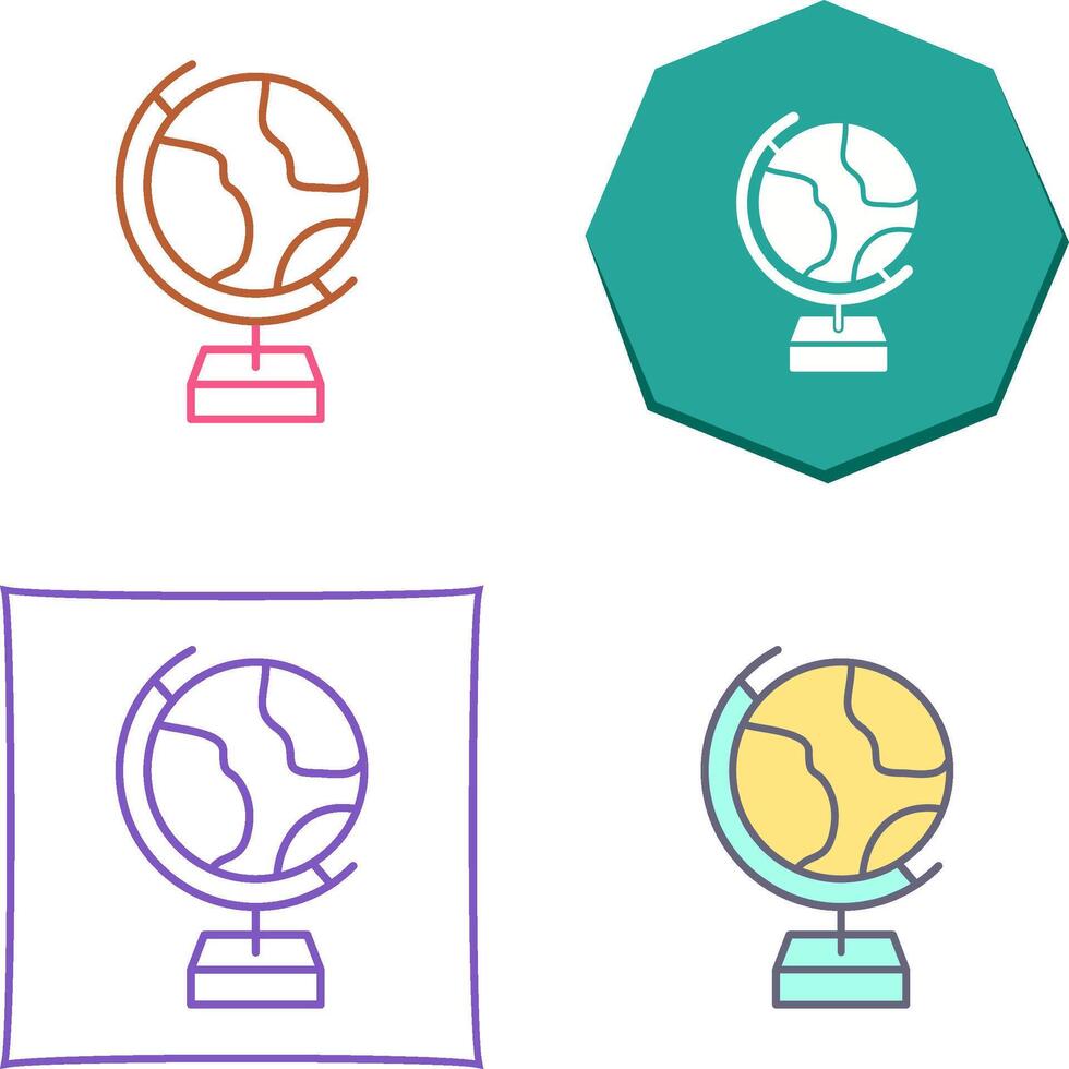 Globe Icon Design vector