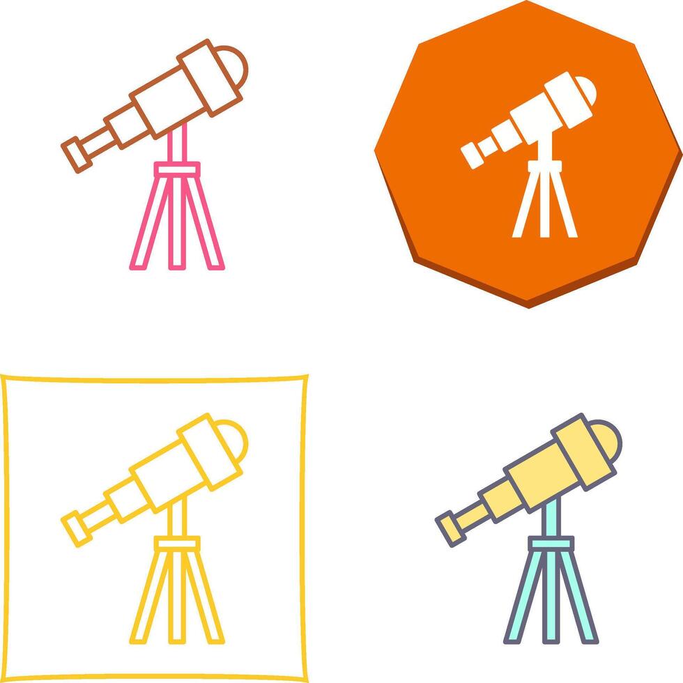 Telescope Icon Design vector