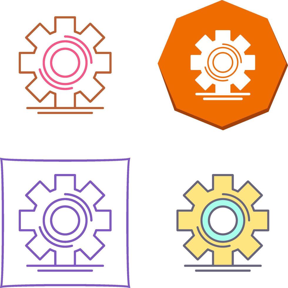 Setting Icon Design vector