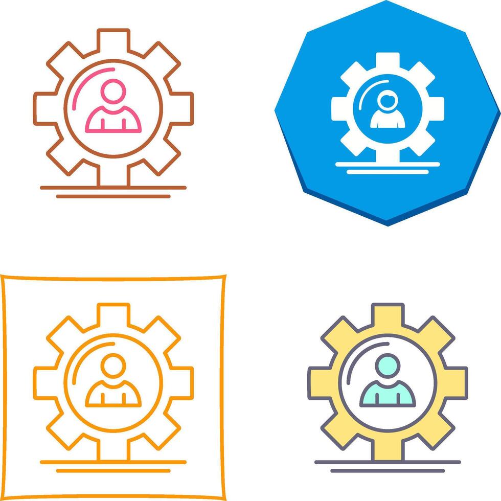 Management Icon Design vector