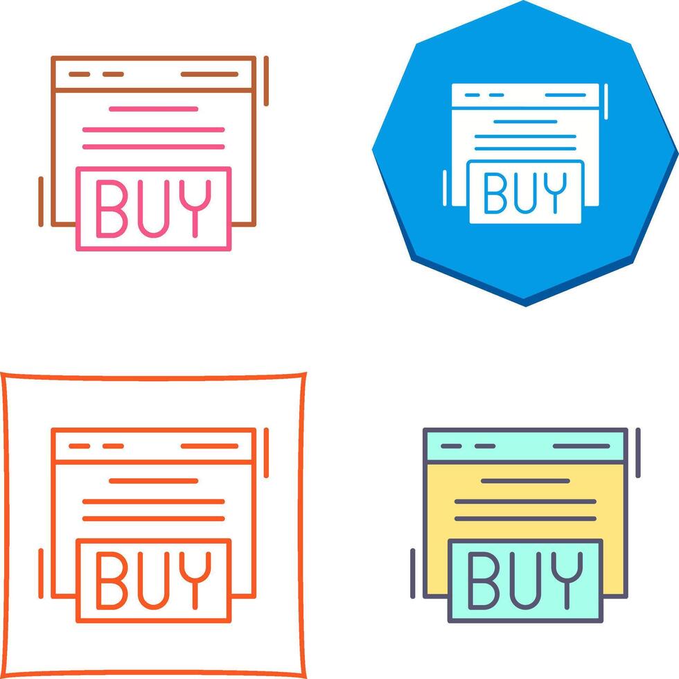 Buy Icon Design vector