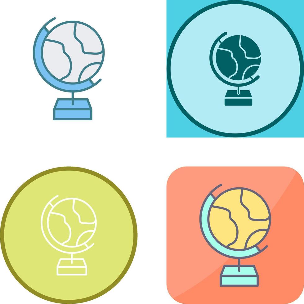 Globe Icon Design vector