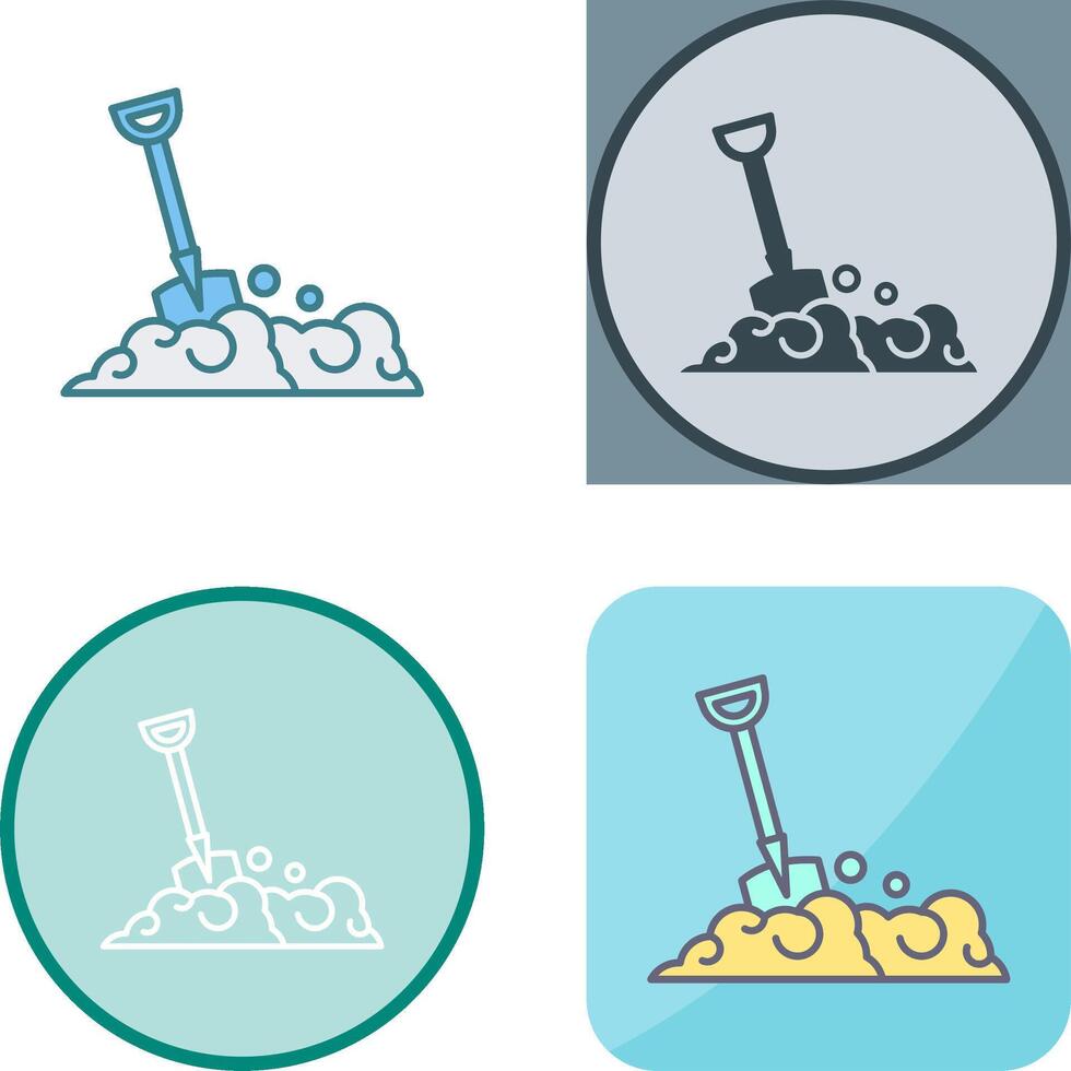 Shovel Icon Design vector