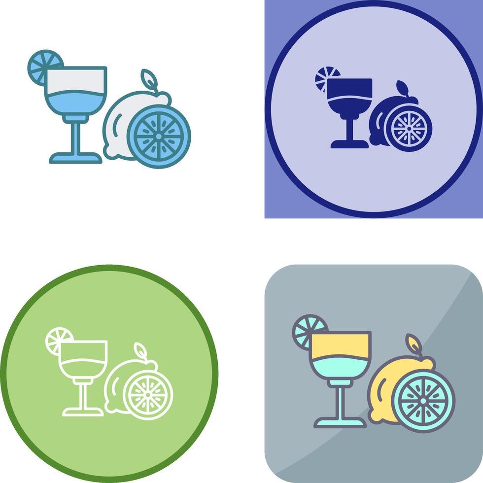 Lime Juice Icon Design vector
