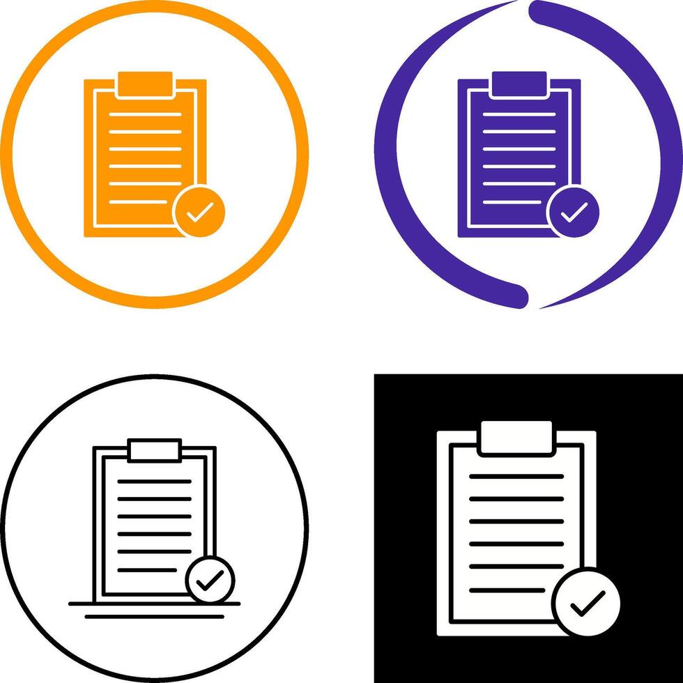 Selected Icon Design vector