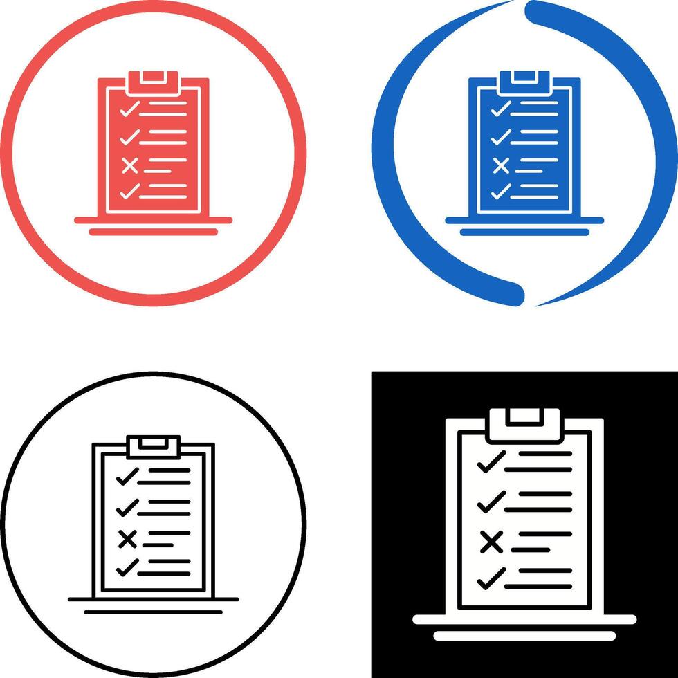 Delivery List Icon Design vector